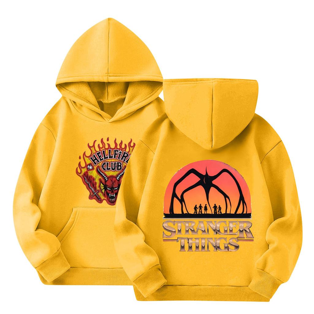 Kinder Kapuzenpullover mit Farbverlaufdruck Langarm Lockeres Sweatshirt Sweatshirt