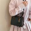 Portable Water Bucket Bag - Fashionable and Versatile Printed Texture Shoulder Bag with A Crossbody Strap