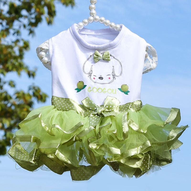 

Spring and Summer Dog and Cat Pet Fruit Dresses, Large, Medium and Small-sized Dog and Cat Dress Supplies, Dog Clothes XS