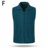 Men Women Outerwear Sleeveless Vest Casual Tops Fleece Jacket Autumn Winter Zipper Coat Solid Color
