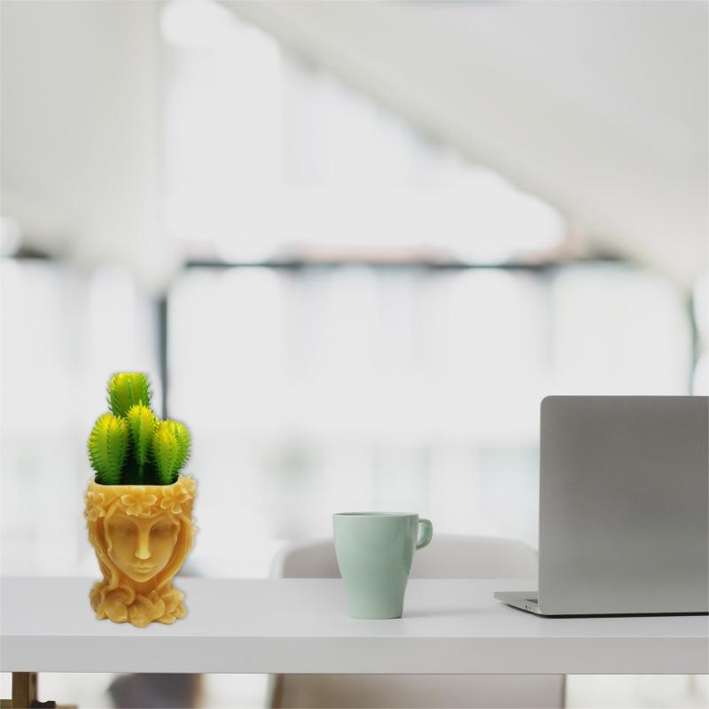 3D Goddess Pen Holder Flower Pot Silicone Molds Epoxy Resin Mold DIY Crafts Plaster Mold Dried Flower Resin Decor