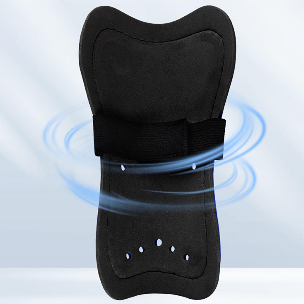 1 Pair Soccer Shin Guard Teens Breathable Shockproof Soccer Sports Shin Pad Adjustable Football Leg Protective Guards