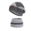 Soft Winter Beanie Hat Scarf Set Thicken Warm Wool Hat Thermal Knit Cap  Winter Season