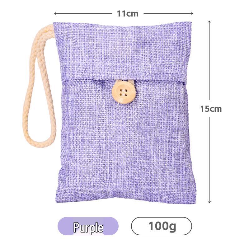 Bamboo Charcoal Pack: Formaldehyde Remover & Deodorizer for Home, Car, Furniture; Moisture-Absorbing, Quick Setup