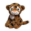 Sitting Lifelike Leopard Plush Doll Fluffy Animals Stuffed Toys  Children's Day