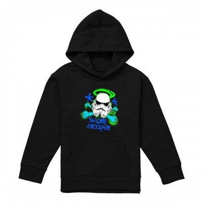 Childrens/Kids Stormtrooper Stencil Hoodie