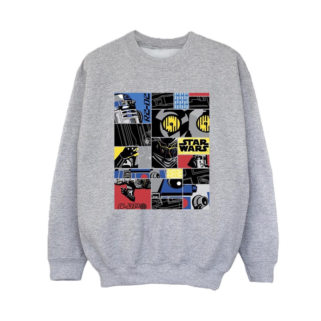 Star Wars Boys Droid Montage Sweatshirt