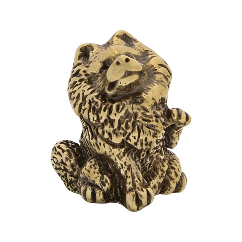 

Metal Animal Statues Figurines Retro Dog Statue Figurines Sculptures Tabletop Centerpieces Home Decors Collectibles