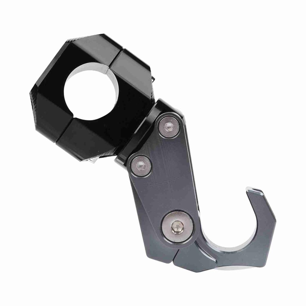 22mm Unversal Motorcycle Handlebar Hook for         ;Black:
