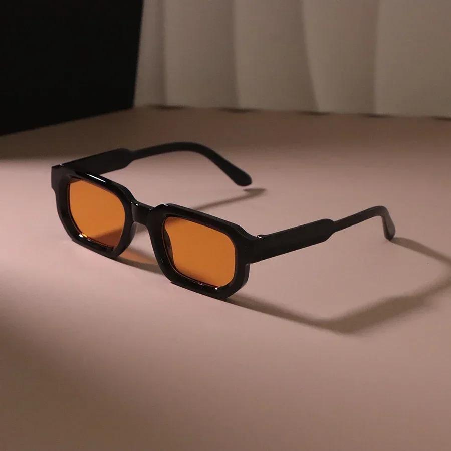 

Premium Quality Fashionable Retro Female Stylish Square Sunglasses Retro Black Sun Eyewear Female Male Eyewear Oculos Other