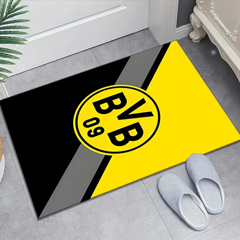 1 Stück Fußballteam-Design Teppich - Rutschfest, Weich & Gemütlich Fußmatte für Wohnzimmer, Schlafzimmer, Büro - Dekoteppich für Innen/Außen