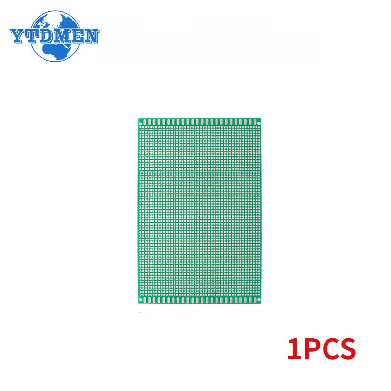 1-5PCS PCB Prototyping Board 10*15cm Green Single Side Universal Printed Circuit Boards Breadboard, for Arduino