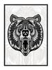 Picture Poster In a Frame 53x73 Cm Teddy Bear Tribal P590