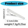 Classical Tie Clip for Formal Event Men Business Suit Tie Clip Official Neck Tie Holder Tie Pins All Matching Tie Bar