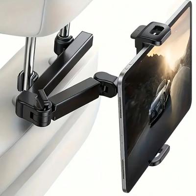 Ρυθμιζόμενη Βάση Στήριξης Tablet για Προσκέφαλο Αυτοκινήτου - Βάση Tablet για Πίσω Κάθισμα Αυτοκινήτου για Tablets 4,7-11 ιντσών, Απαραίτητη για Οδικά Ταξίδια Παιδιών