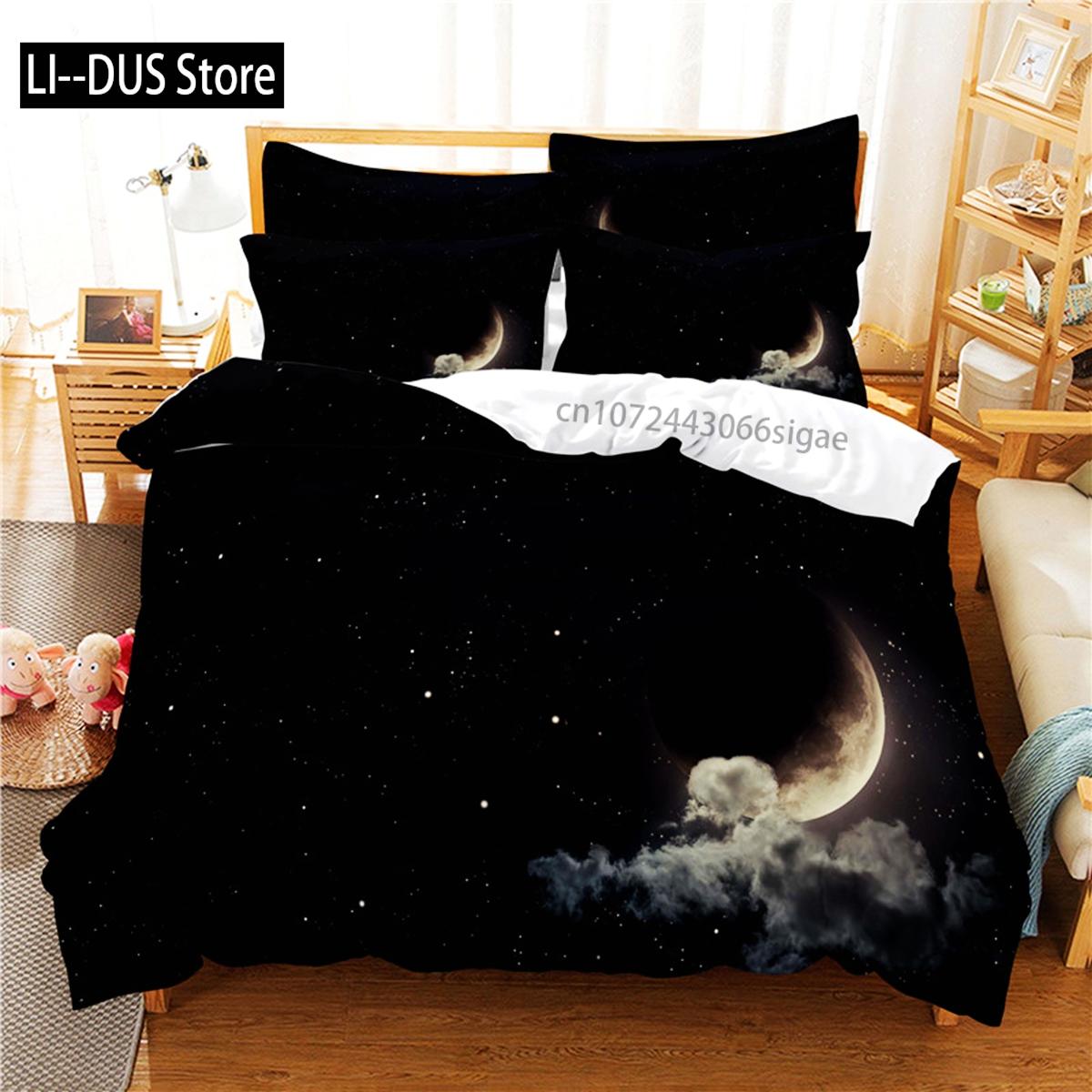 

Comforter Earth Bedding Set 3D Bedding Digital Printing Queen Size Bedding Set Fashion Design Comforter (quilt)-EU Single(135*200cm)3pcs