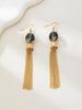 Elegant European Tassel Earrings for Women - Trendy, High-End Dangle Accessories for a Slimming, Stylish Look