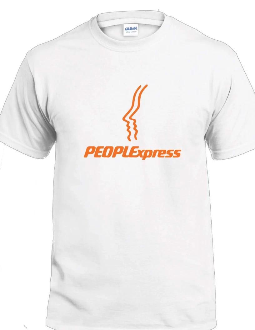 People Express Airlines T-Shirt US Air Travel Retro Classic Souvenir Tee Shirt L