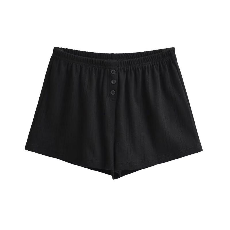 

Привет Хлопковые Шорты Сексуальные Сексуальные Белые Горячие Шорты Женские Эластичная Талия Свободные Повседневные Все-Сочетаемые Вырезы Домашние Штаны Black L