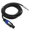 14 Inch Male Speaker Cable Professional Plug and Play Speaker Extension Cable for Stage Monitors