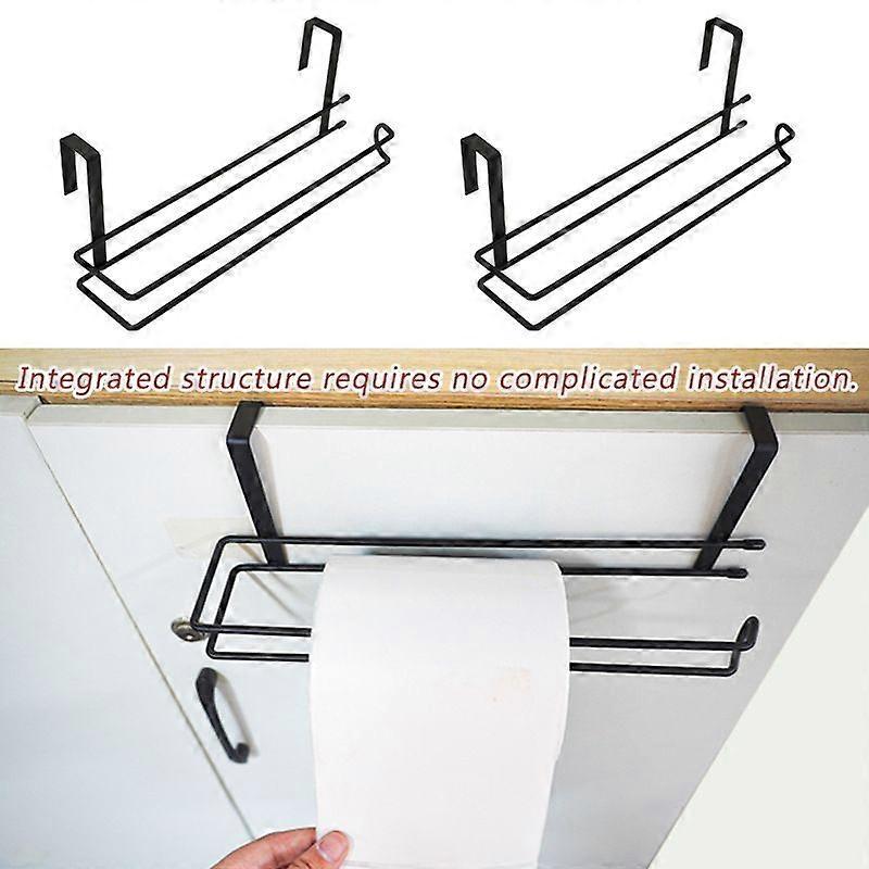 New Cabinet Door Tissue Holder Black Cabinet Door Tissue Holder Metal Toilet Roll Holder 1