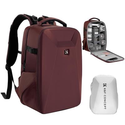 Camera Camera Large EVA Fits Laptop DSLR Camera Bag B07 [K&F CONCEPT] Backpack, Bag, Capacity, Shockproof, 22L, 16-inch & Tripod,