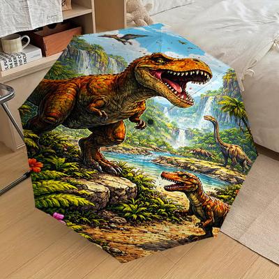 1PC Dinosaur Prehistoric Umbrella-8-Rib Reinforced, Automatic Open, Lightweight & Durable, Cute Fashion Accessory for Outdoor-P29