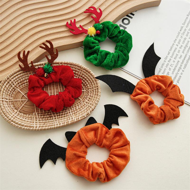 Halloween Kopfschmuck Halloween Dekorationen Haarschmuck Kindergeschenk Haargummis Weich Mehrfarbig