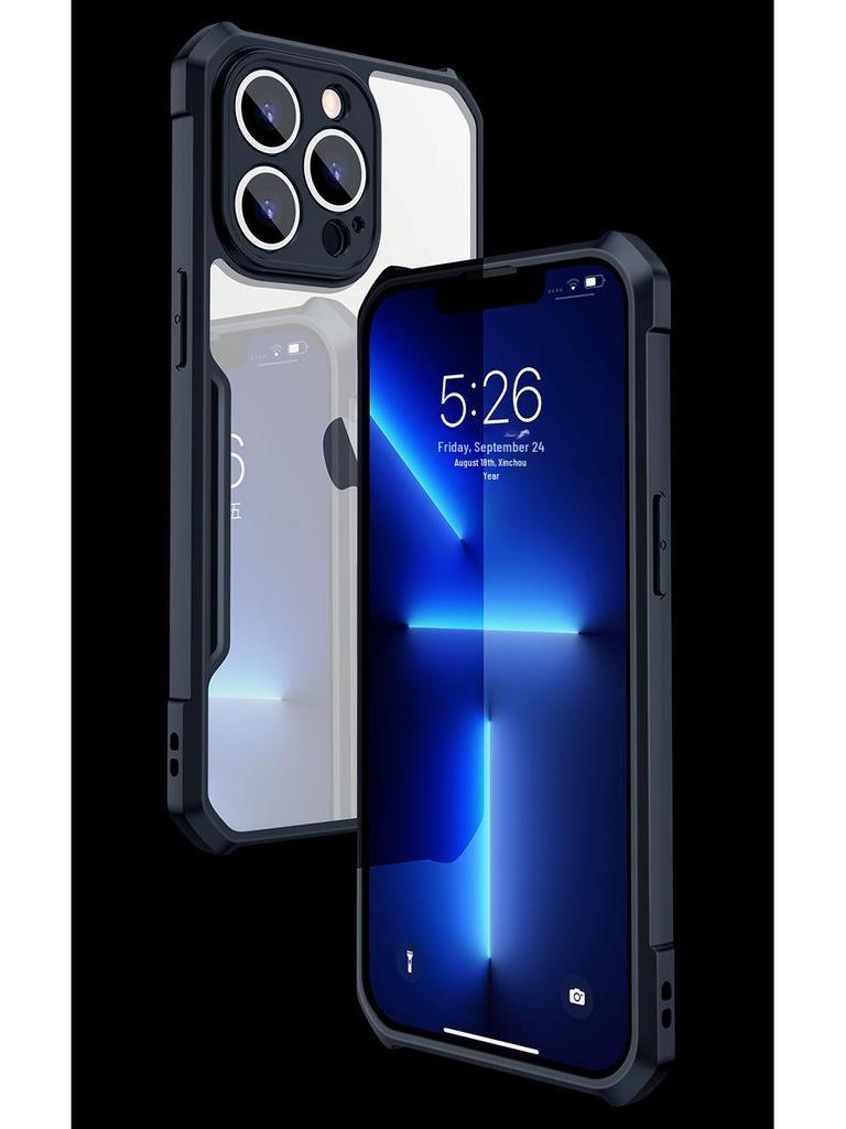 Xundi iPhone 15 Pro/14 Pro Max Slim Anti-Fall Transparent Case with Airbag Protection