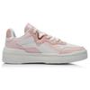 Li Ning Wave Superwave Lite Slip Resistant Abrasion Resistant Low Top Skateboard Shoes Women's Pink White AGCR156-2