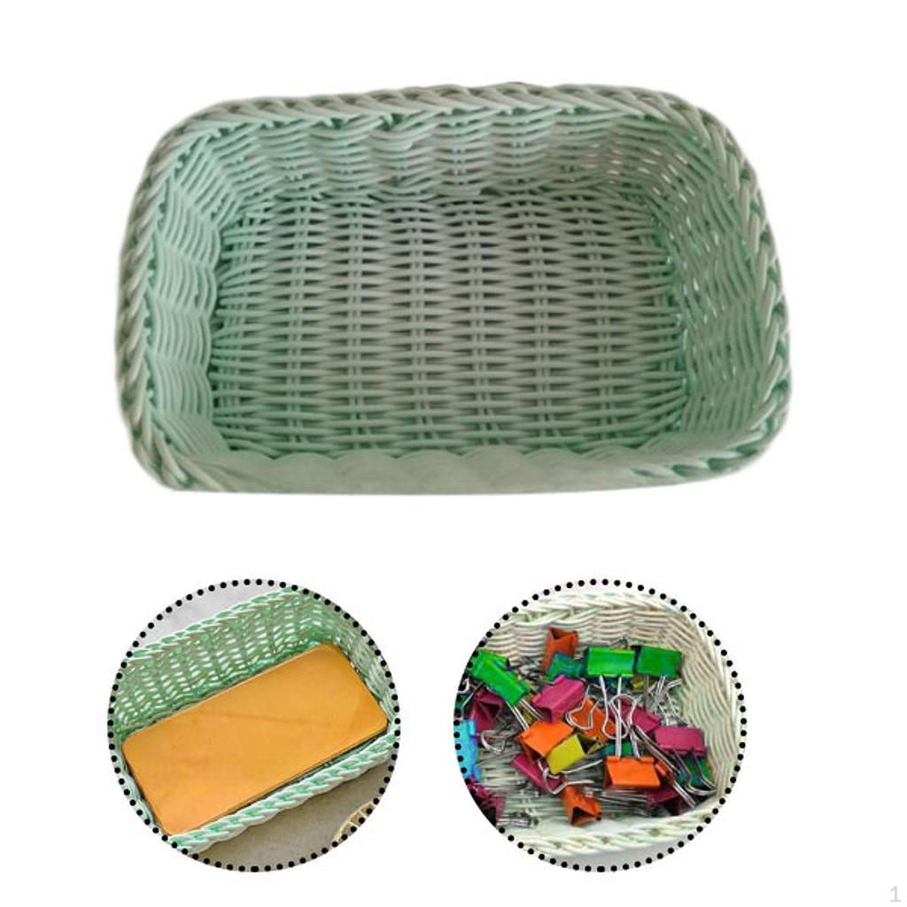 Hand -woven Shelf Baskets Organize Important Sundies Storage Basket