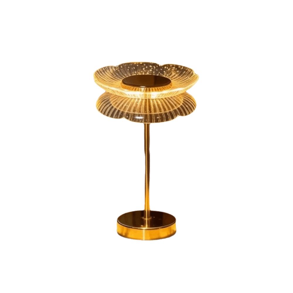 Vintage Night Light Mid-Century Desk Lamp Ornament Petal Table Lamp Living Room