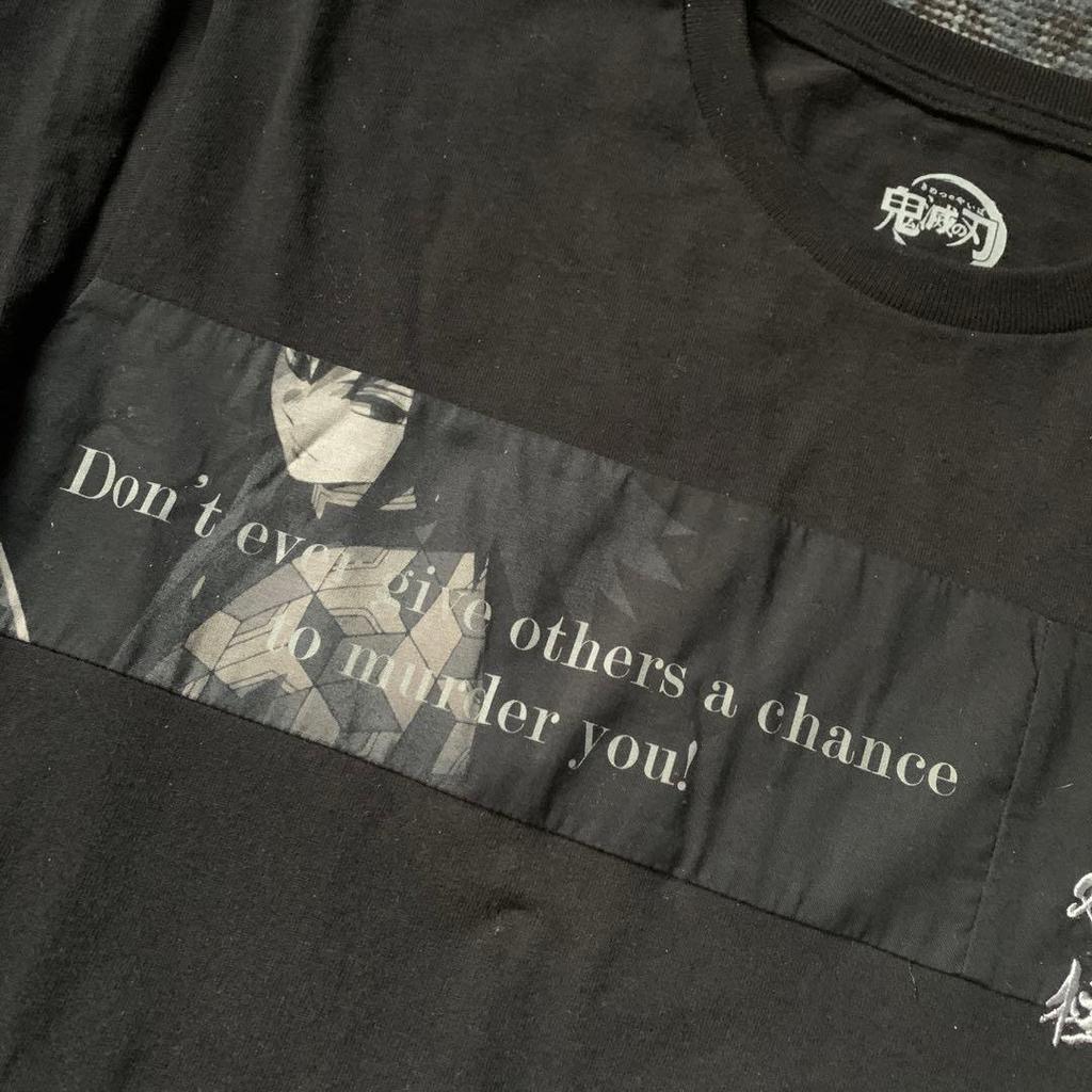 [USED] Demon Slayer: Kimetsu no Yaiba Giyu Tomioka Anime Long Sleeve T-Shirt, Collector's Edition, Black, Vintage