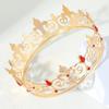 European and American Fashion Alloy Crystal Crown Men, Birthday Party Ball Men's Crown, Headgear Crown Accessories 2026