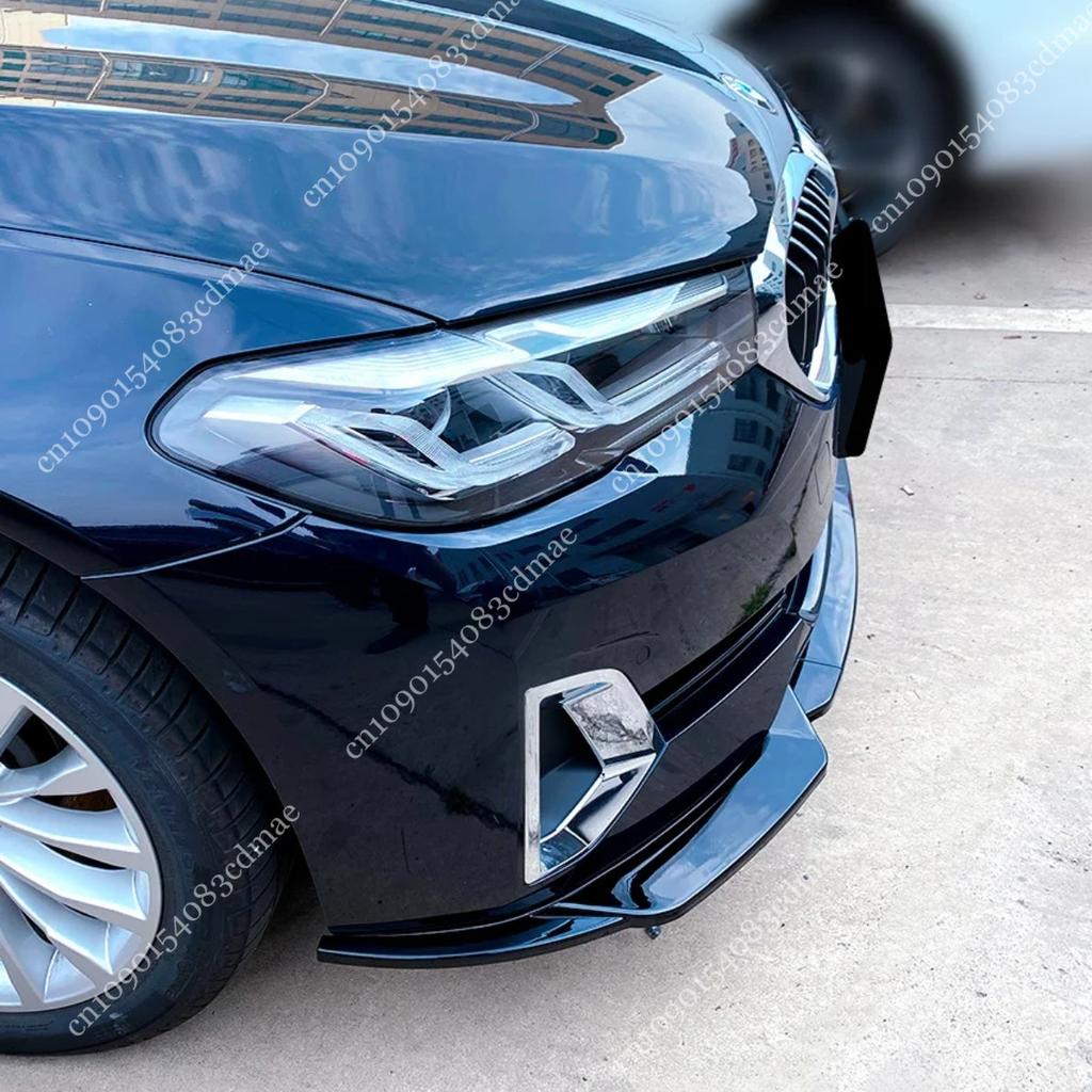 Front Bumper Lip Splitter for BMW 5 Series G30 G31 Facelft 520i 520d 525d 530i 530d 540i 540d 2021-2023 Spoiler Diffuser Bodykit