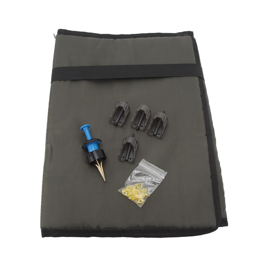 Fishing Folding Unhooking Pad Folded Fish Protection Sponge Mats with Worm Clip Fishing Bait Cage