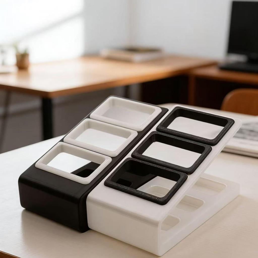 Tragbarer 3D-gedruckter TV-Fernbedienungshalter und Schreibtischständer