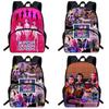 Kpop Demon Hunters Cartoon School Backpack With Durable Oxford Material And Antishock Design For Elementary Students