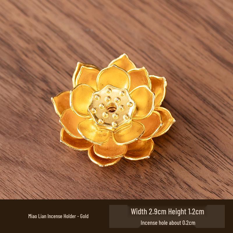 Antyczny dwuwarstwowy uchwyt na kadzidło lotosowe na ceremonię herbaty i kadzidło Buddy, wielopory palnik na kadzidło sandałowe.