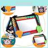 Baby Black White Mirror Cloth Book With Sensory Stimuli For Visual Development And Parent Interaction