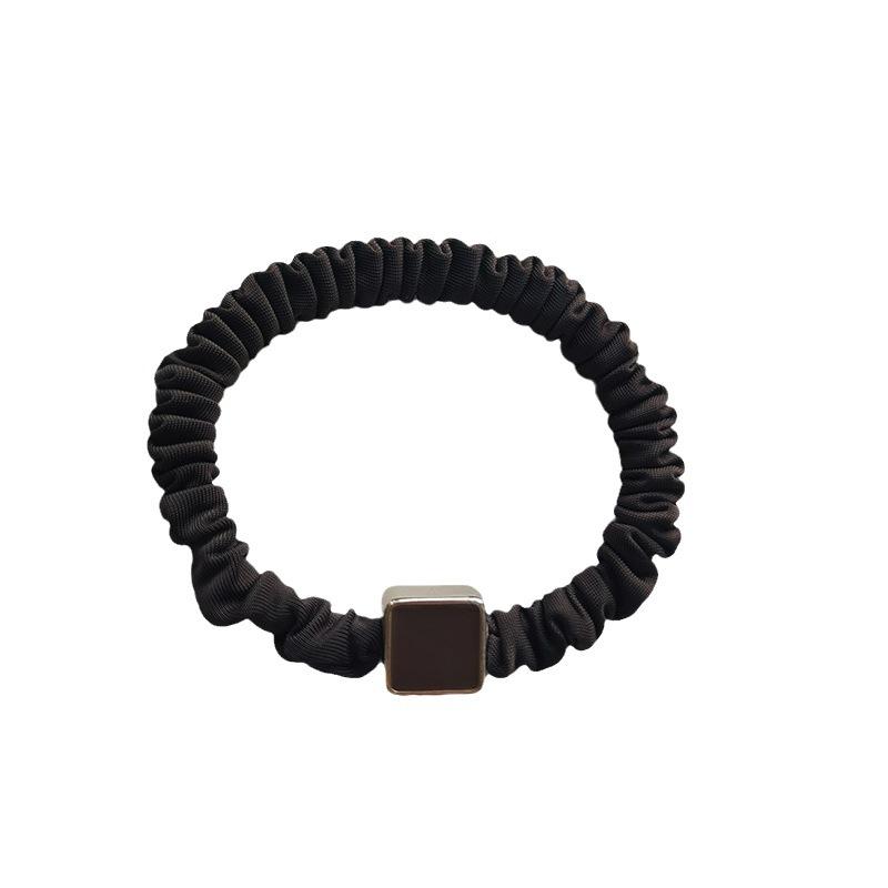 Silk Cloth Rubber Band Hair Tie Women's Hair Band Bun Simple Small Intestine Band