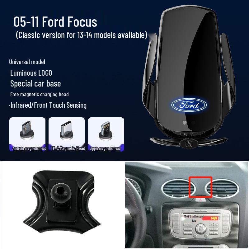 Magnetic Wireless Fast Charging Phone Holder for Ford Focus/Mondeo/Fiesta
