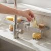 Anti Slip Sink Storage Rack Hollow Out Faucet Sink Drying Shelf Water Drainage Holder  Household