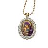 Unisex Oval Necklace Jewelry for Women and Children - European & American Style