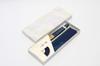 Folding Fan with Fan Gift Box Made in Japan Cherry [Hasegawa] Women's Case, Included, (Ichimatsu Blossom/Navy)