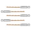 1/4 Inch Hex Shank Drill Bits 5pcs HSS Set 1 5 6 5mm Reliable Performance