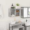 Bathroom Wall Cabinet Concrete Grey 60 X 25 X 40 Cm Wood Based Panel