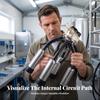 Milk Collector Cup Assembly Rust-Resistant Milking Claw Efficient
