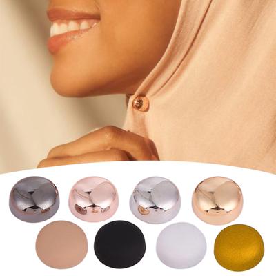 8 Pair Scarf Buckle Easy-to-use Stylish Safe Magnetic Buckle Durable Non-slip Scarf Holder for Home Travel