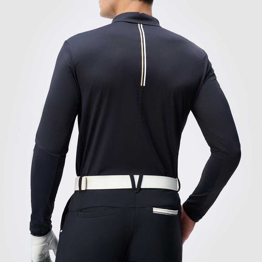 New FILA Polo Shirt Men's Legend Blue A11M445201FNV